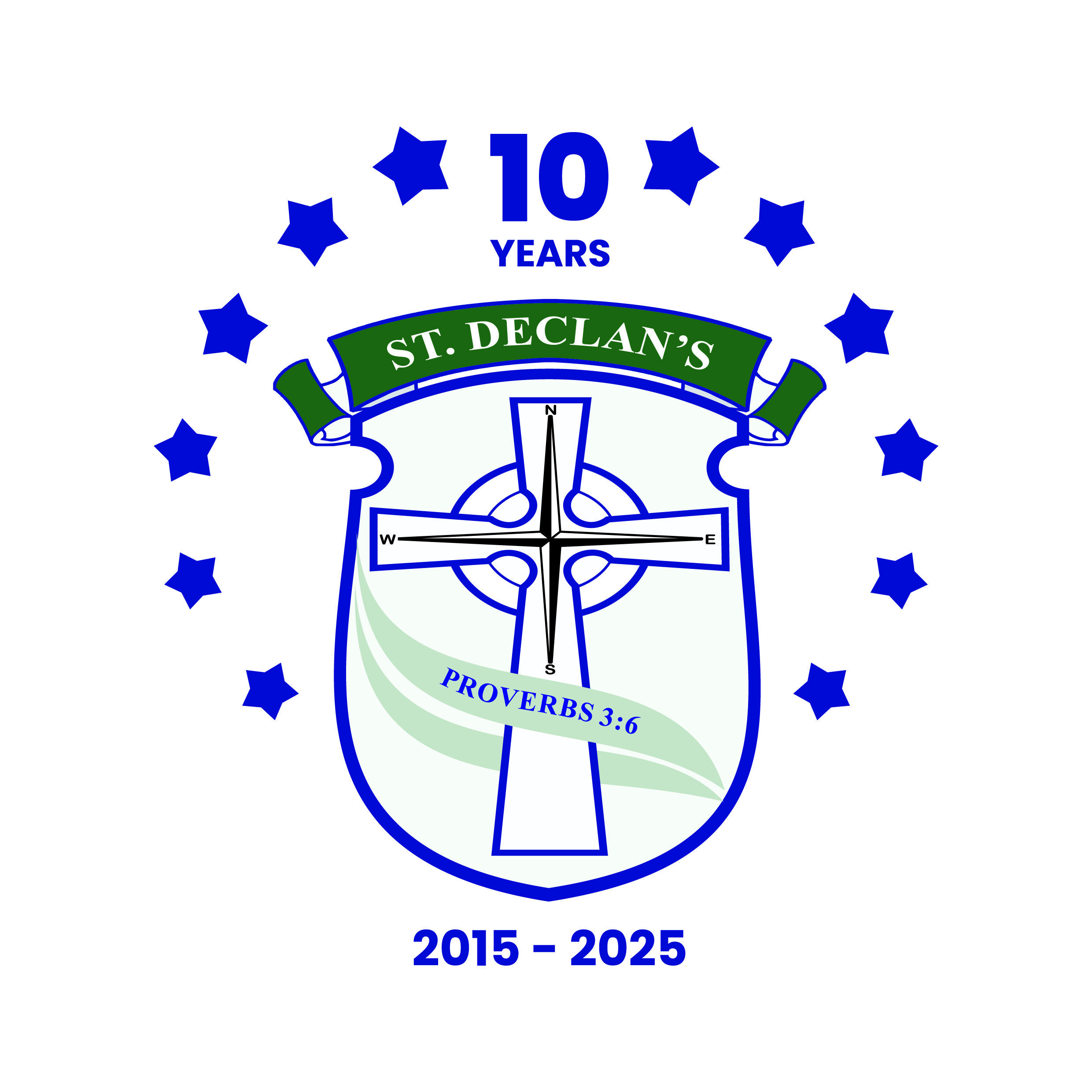 SDFB 10 Year Logo - White Background
